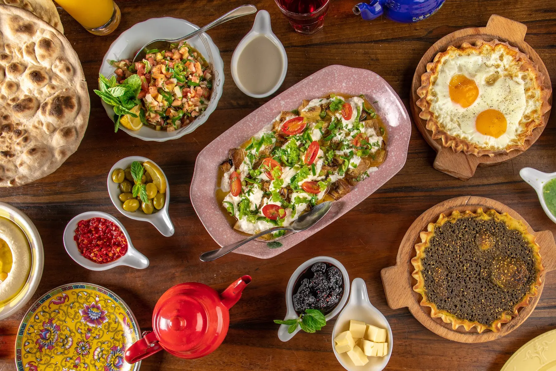 Breakfast dining experience at Beyond Wadi Rum Camp